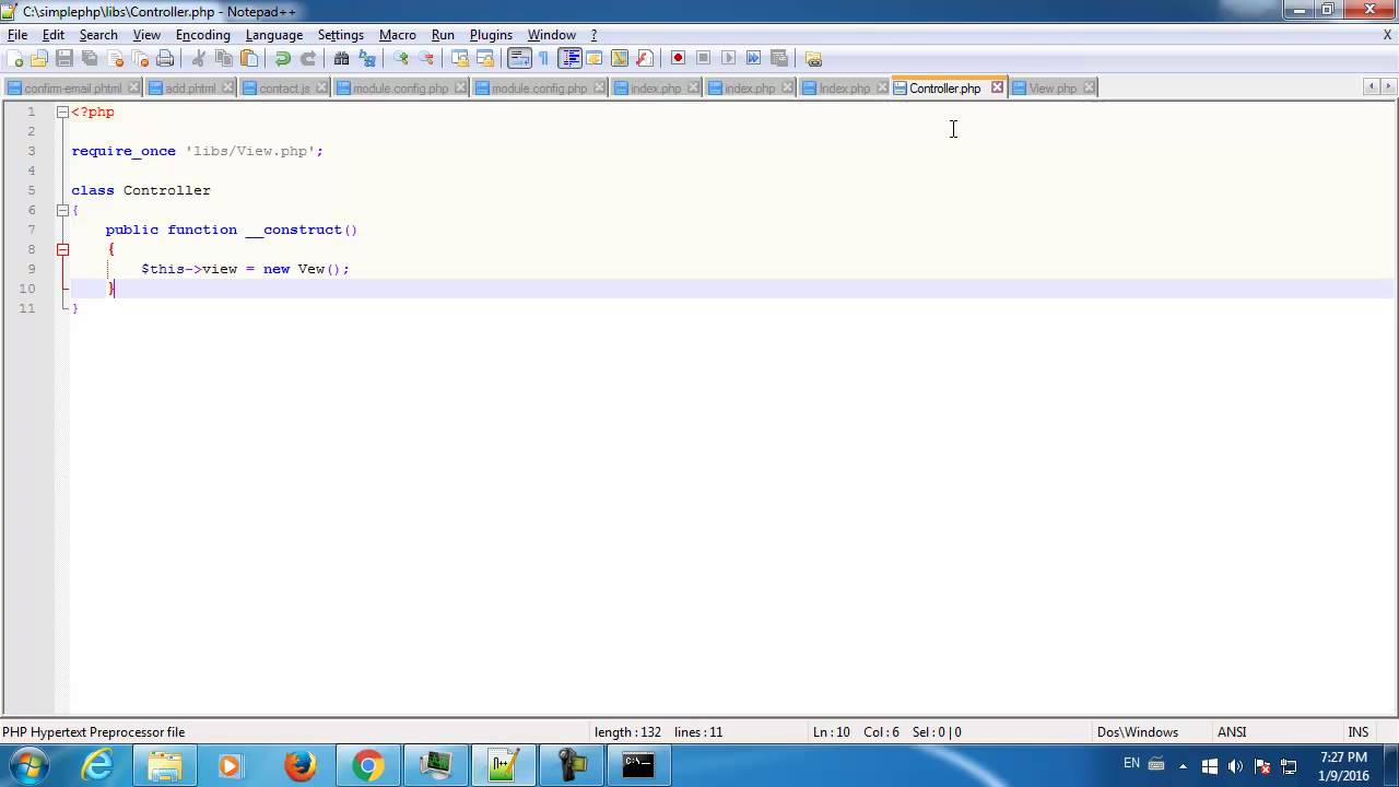 Start Creating a Very Basic and Simple PHP MVC Framework From Scratch