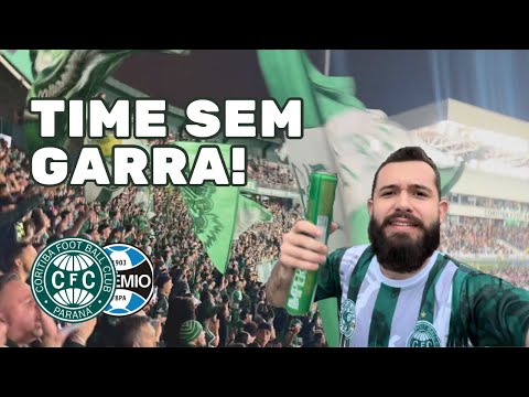 MAIS UMA DERROTA! Coritiba 1x2 Gremio - time sem VONTADE de ganhar
