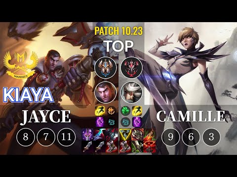GAM Kiaya Jayce vs Camille Top - KR Patch 10.23
