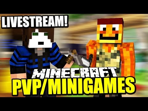 Paluten - Minecraft PvP + MiniGames Livestream mit GermanLetsPlay & Paluten