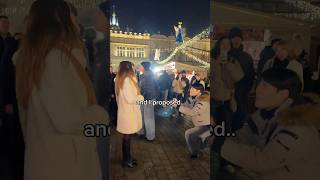 Proposing to my girlfriend in the public..🥰 ​⁠
