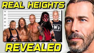 Real Wrestler Heights REVEALED