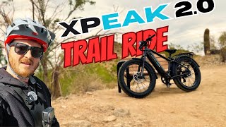 I Took the Lectric XPeak 2.0 on a Trail Ride - That Suspension Blew Me Away!