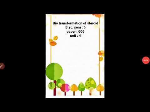 Microbiology, B.sc sem : 6 , Paper : 606 , unit : 4 , Biotransormation of steroids