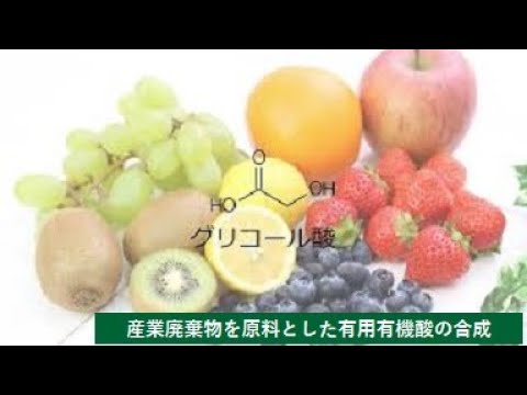 【農学部】産業廃棄物を原料とした有用有機酸の合成