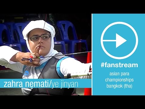 #FanStream: Zahra Nemati v Ye Jinyan – Recurve Women’s Gold Final | Asian Paras 2015