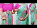 Beginners Tutorial Banarasi Silk Saree Draping Shoulder Pleats Tips Tricks Saree Draping Guide