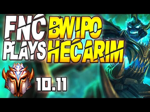 FNC Bwipo Plays Hecarim vs Aatrox  Top Lane - 10.11