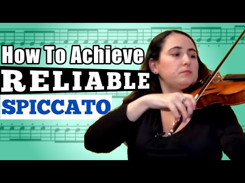 SPICCATO: How to Hold the Bow to Play Off the String Like a PRO