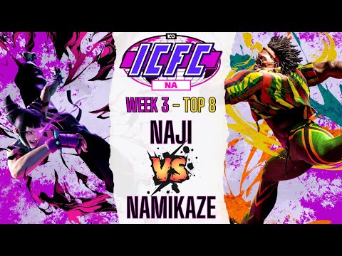 SF6 👊 Naji (Juri) vs Namikaze (Dee Jay) 👊 ICFC NA SF Summer 2023 Week 3 - Top 8 - Losers Semi-Finals