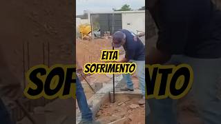 Sofrimento que só. #construindoumsonho #obra #construção #construcaocivil #construction #pedreiro