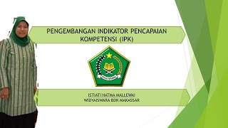 VP.2-PENGEMBANGAN INDIKATOR PENCAPAIAN KOMPETENSI (IPK)