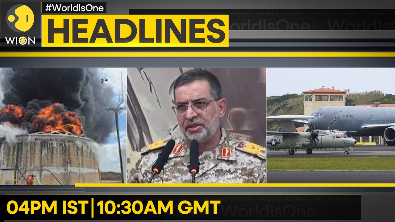 Israel: Haifa Refinery Hit By Iran | Spain Shuts its Airspace To US Jets | WION Headlines