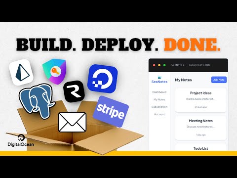 SeaNotes — The One-Click Deploy SaaS Starter Kit (by DigitalOcean)