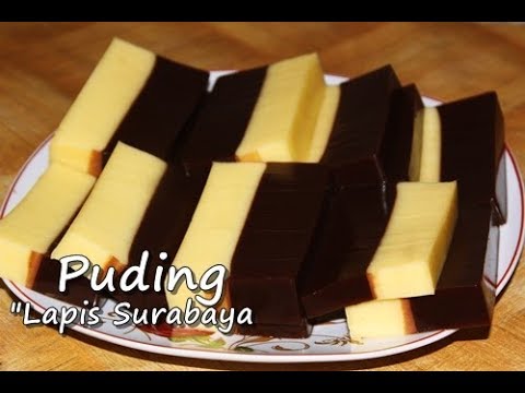 Resep Membuat Puding Lapis Surabaya Mudah, Enak