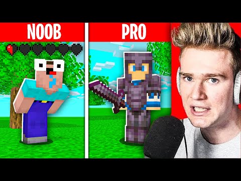 How to play Minecraft Extreme |  NOOB VS PRO
