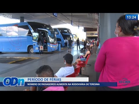 Número de passageiros aumenta na Rodoviária de Teresina nas férias de Julho 16 07 2021