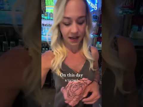 Bartender makes a drunk girl a shot of water #bartender #serviceindustry #shots