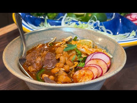Authentic Mexican Pozole Easy & Flavorful Red Chili Pork Stew