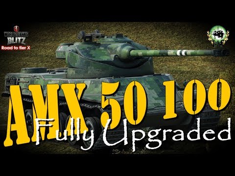 AMX 50 100 Fully Upgraded | Road to tier X French Heavies | WoT Blitz