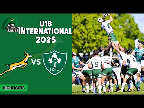 South Africa u18 vs Ireland u18 - International Series  2025