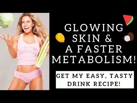 Get GLOWING SKIN & FASTER METABOLISM with INFUSED WATER Recipes!