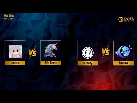 [ENG] iG Vitality vs Supernova /  Poke Gaming vs Lone Rock - DPC China 2023 | Division 2
