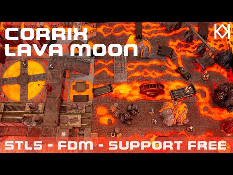 Corrix the Lava Moon Terrain with Lava Factory