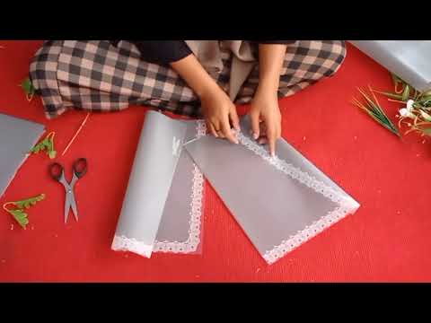 Tutorial buket bunga mawar putih artifical | MA Sunan Ampel Karang Anyar Kraton Pasuruan