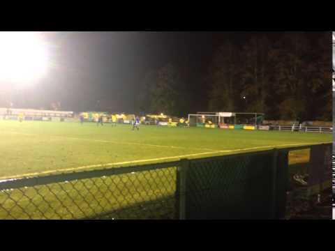 Hitchin town 2-2 Leamington,leamington 1st goal