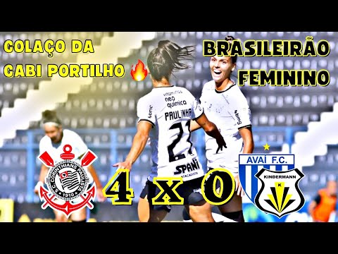Corinthians 4 x 0 Avaí/Kindermann - Melhores Momentos - Brasileirão Feminino 2022