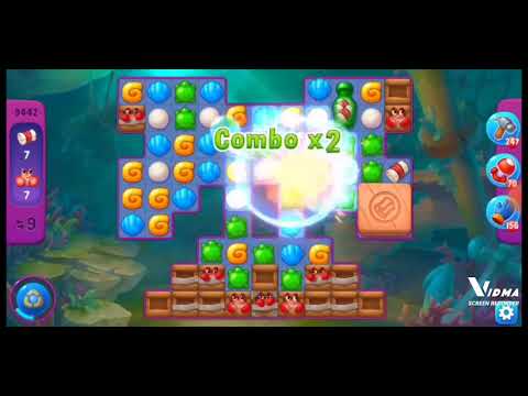 Fishdom. 9442 super hard level no boosters and diamonds. 20 moves