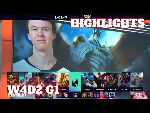 VIT vs XL - Highlights | Week 4 Day 2 S11 LEC Summer 2021 | Vitality vs Excel