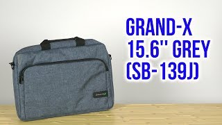 Grand-X 15.6'' Dark Grey SB-139J - відео 1