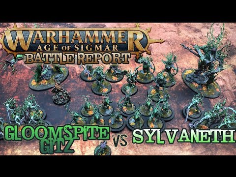 Warhammer: Age of Sigmar Battle Report - Ep 28 - Sylvaneth vs. Gloomspite Gitz (New FAQ)
