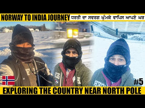 Life in Noway as a Foriegner | Exploring The Country Near North Pole | Norway Punjabi Travel Vlog