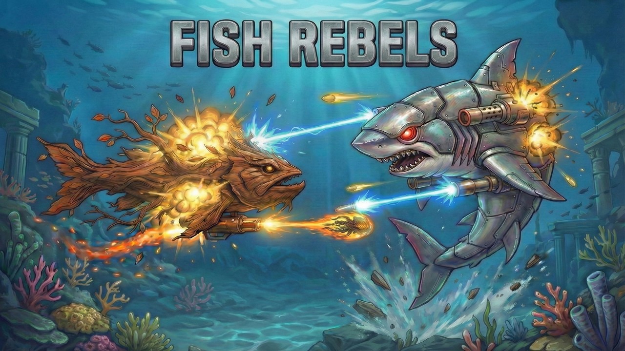 Fish Rebels: Boss Shooter gameplay preview