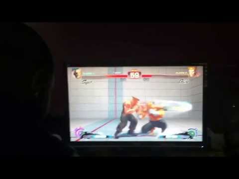 SSF4AE @ NLBC #48 - EMP Knuckledu (Guile) vs EMP Santhrax (Sagat)