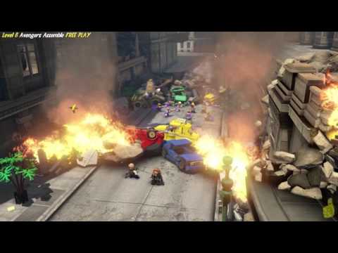 Lego Marvel Avengers: Lvl 6 / Avengers Assemble FREE PLAY (All Collectibles) - HTG