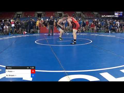 182 Lbs Cons 32 2 Isaiah Huus North Dakota Vs Nathaniel Brown Oregon