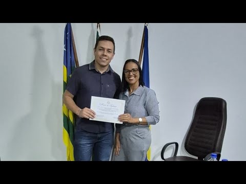 Discurso na Câmara de Vereadores em Ouro Verde de Goiás. Sessão solene - Moção de aplausos.🚔🙏🏼