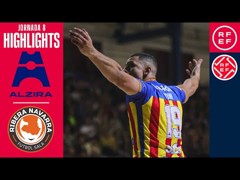 Resumen #PrimeraDivisiónFS | Family Cash Alzira 4-3 ATP Iluminación Ribera Navarra | Jornada 8