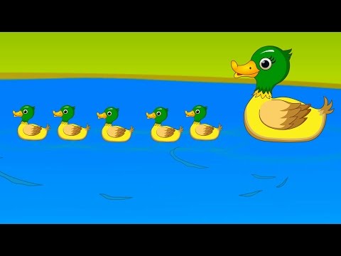 Пять маленьких утят | Five little ducks