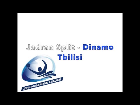 Water-Polo : Ligue des Champions 2021-2022 : Jadran Split - Dinamo Tbilisi (Les buts) - Groupe A
