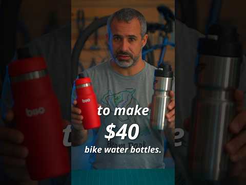 Are $40 bike water bottles worth it?! #shorts