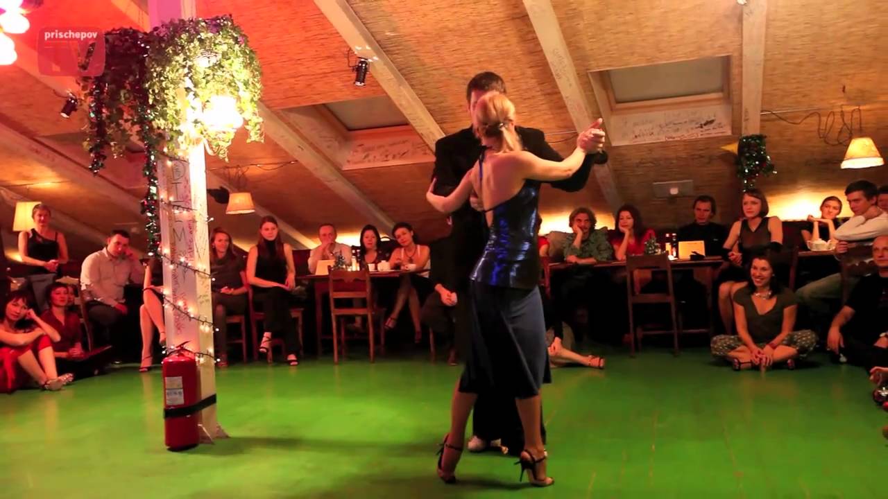 Vlad Chernyakov and Ekaterina Koptelova,  Russia, Moscow, Milonga "Na Cherdake" 20.12.2010