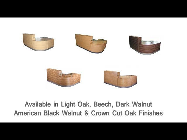 Vídeo relacionado con Office sk HighTraffic Counter Simple Design in 120cm Right Side Configurat Modern Recept Fur