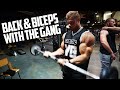 FULL BACK Workout In a Hardcore Gym