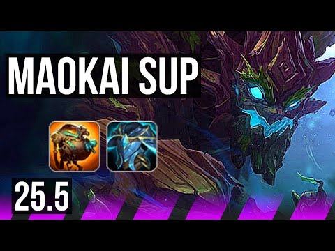 MAOKAI & Caitlyn vs YUUMI & Vayne (SUP) | KR Master | 25.5