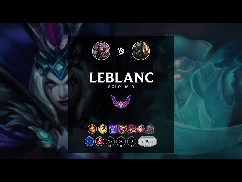 LeBlanc Mid vs Gangplank - EUW Master Patch 12.6